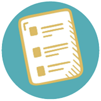 Families create annual budgets icon